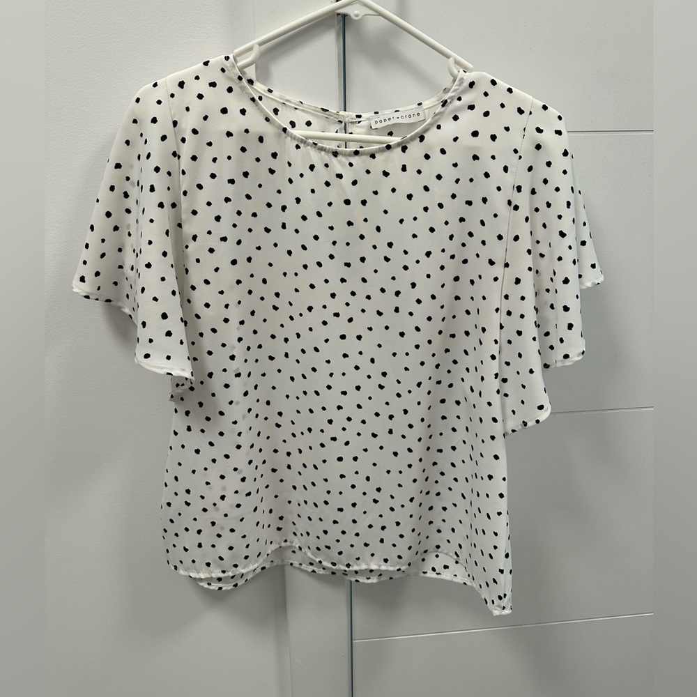 Paper Crane Silk blouse